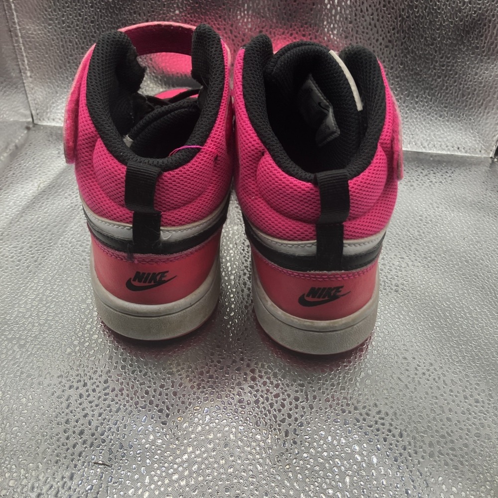 Nike Unisex Kids US 3 High Top Colorblock Sneakers Lace-Up Strap - Picture 6 of 12